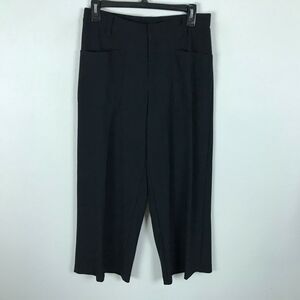Boston Proper Wide Legged Pants Black Size S Nylon Spandex Stretch Womens